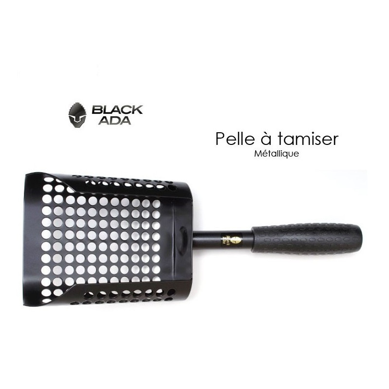 Pelle Maximus ADA 84 Cm En Acier Inoxydable - Noire, Ultra-résistante Avec Poignée Ergonomique