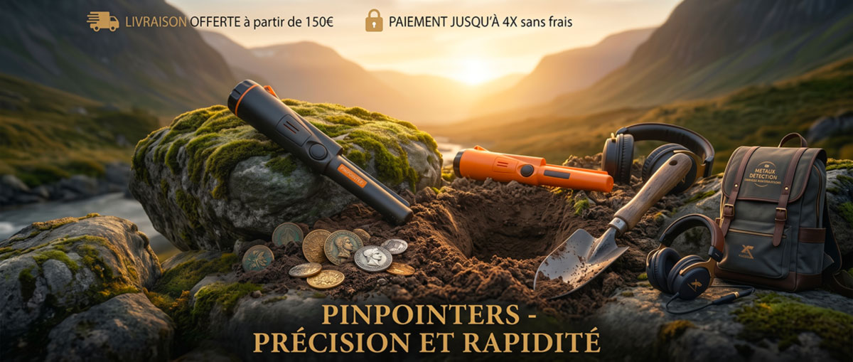 Sélection de pinpointers étanches et connectés Pinpointers et pointeurs de détection de précision : XP, Garrett, Minelab